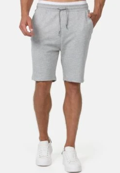 Indicode Jeans Eckerd - Shorts - Lt Grey Mix