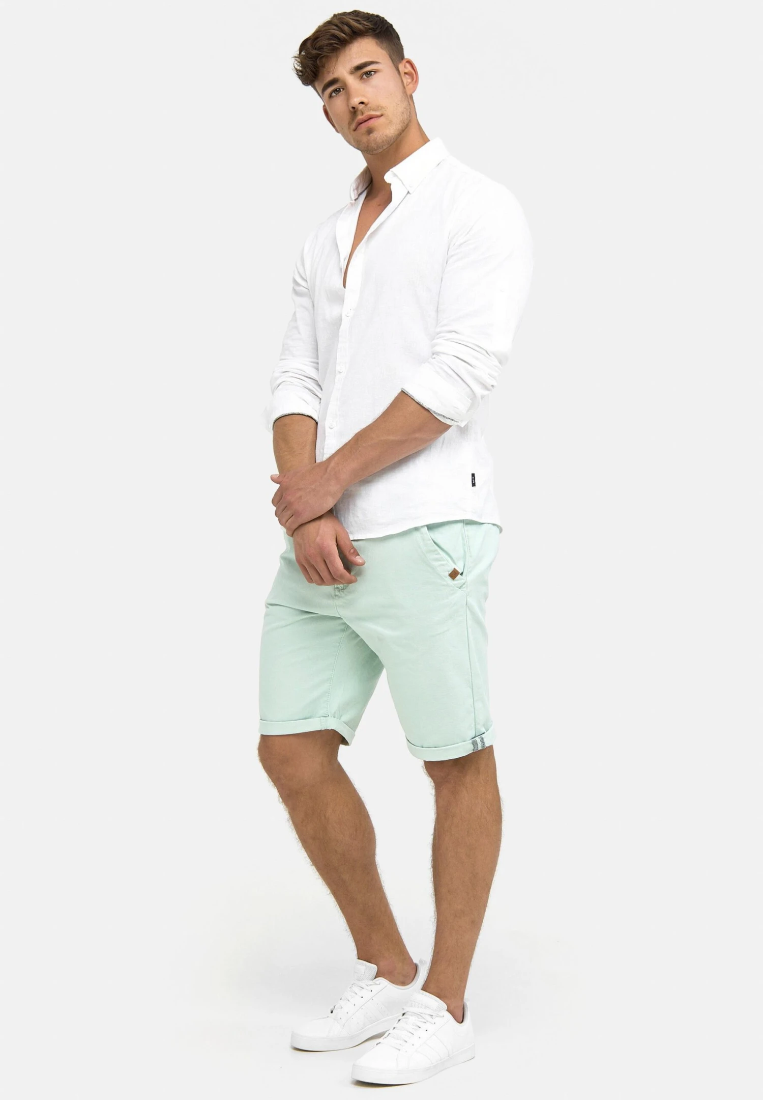 Indicode Jeans Casual Fit - Shorts - Surf Spray - Afbeelding 2