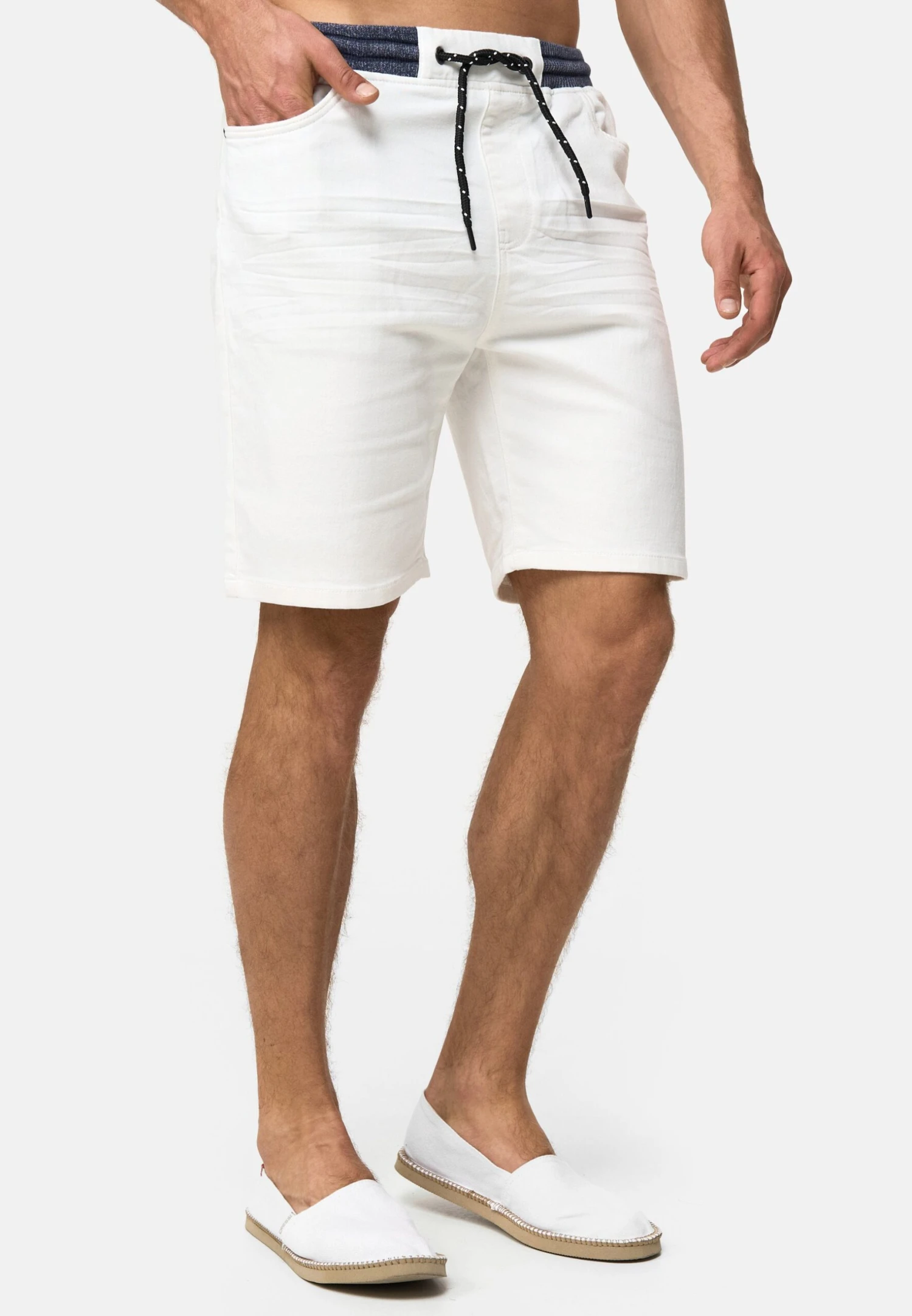 Indicode Jeans Ettore - Jeansshort - Offwhite - Afbeelding 4
