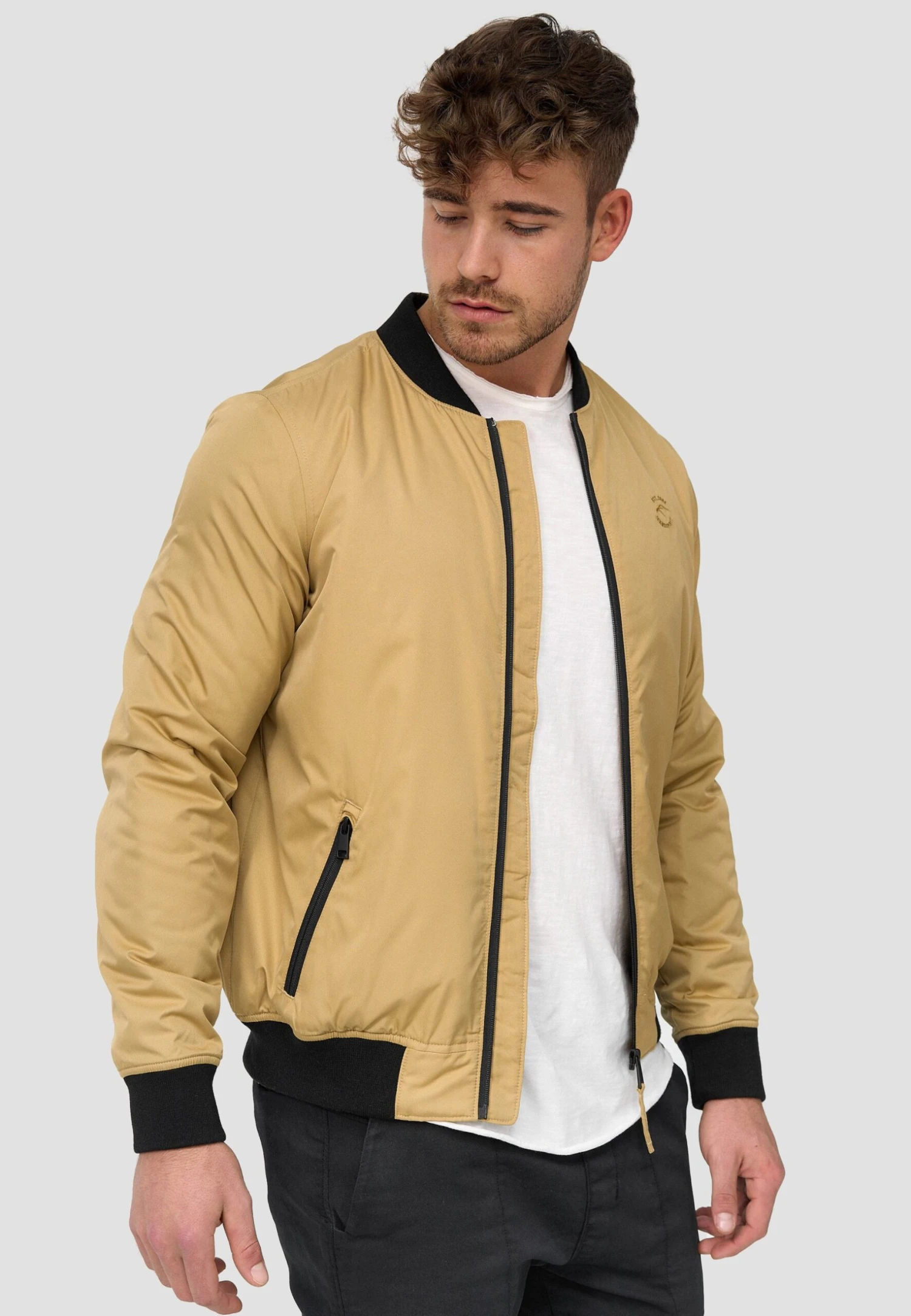 Indicode Jeans Bomberjacks - Khaki - Afbeelding 5