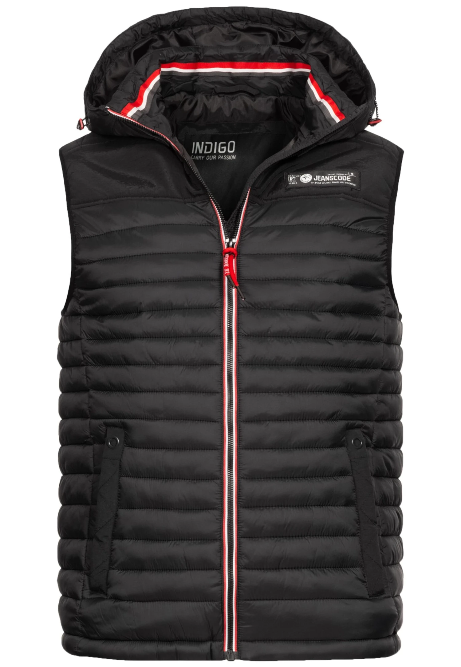 Indicode Jeans Bodywarmer - Black - Afbeelding 6