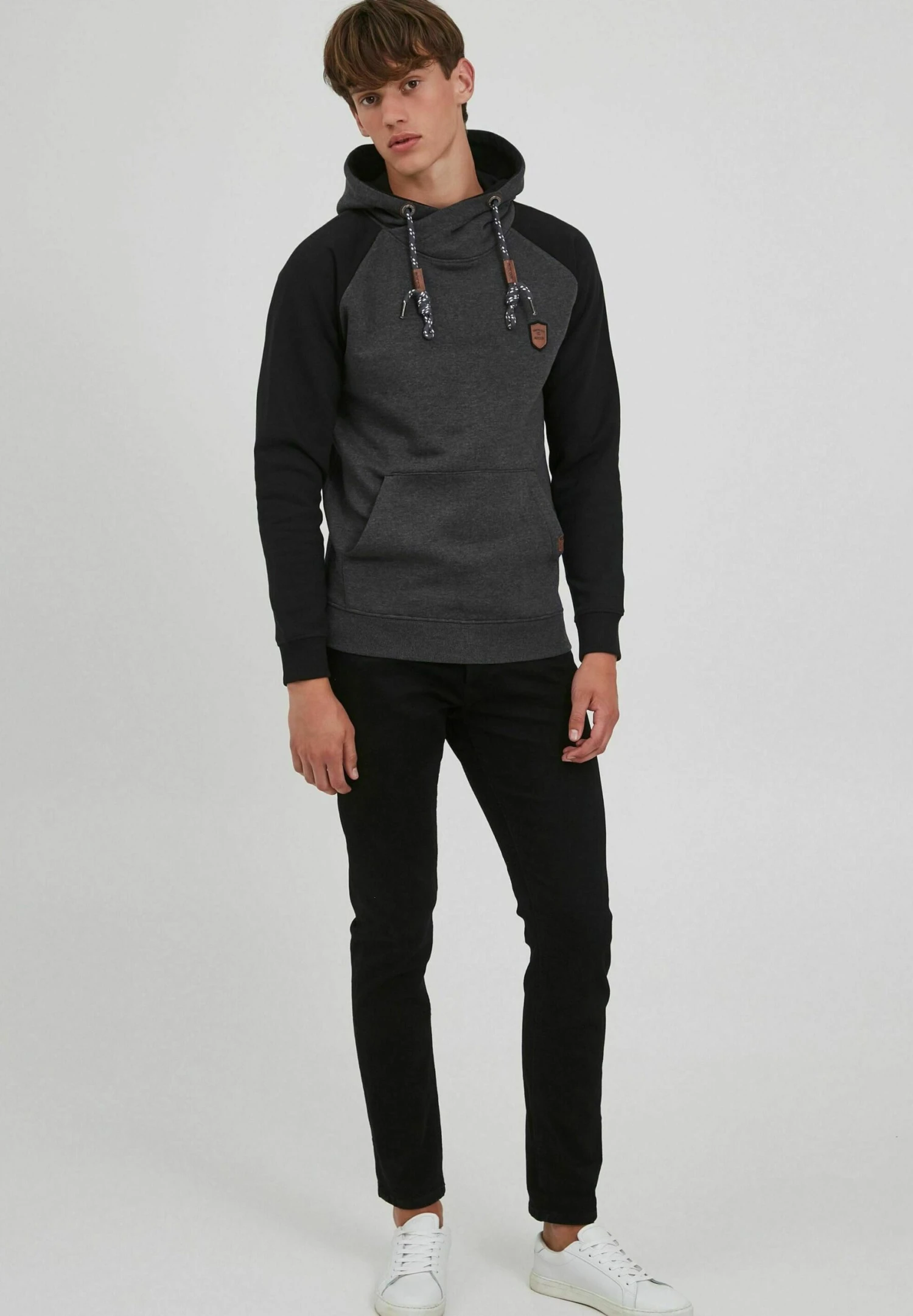 Indicode Jeans Idtoney - Hoodie - Charcoal Mix - Afbeelding 2