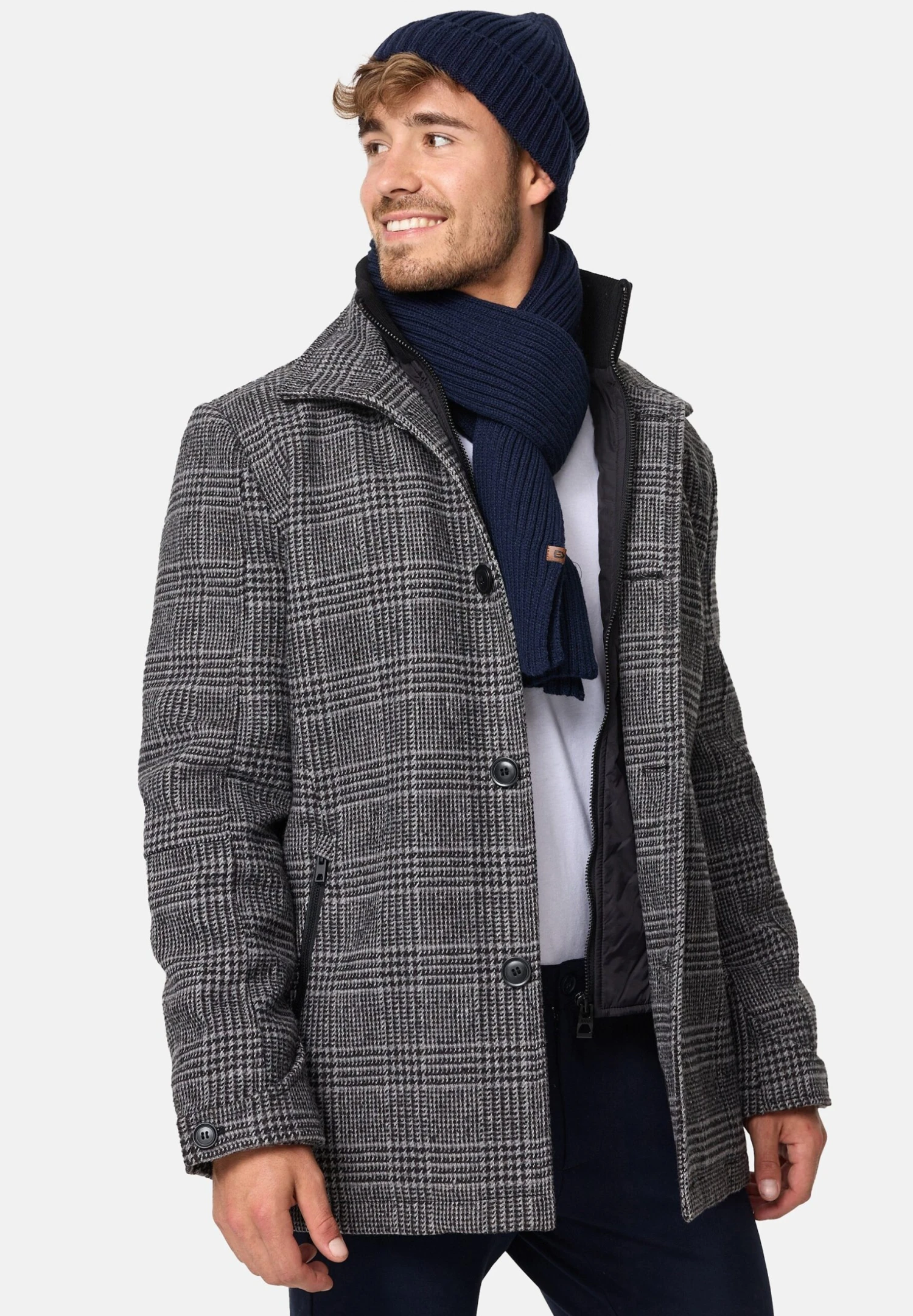 Indicode Jeans Mäntel Brittany - Jas - Raven