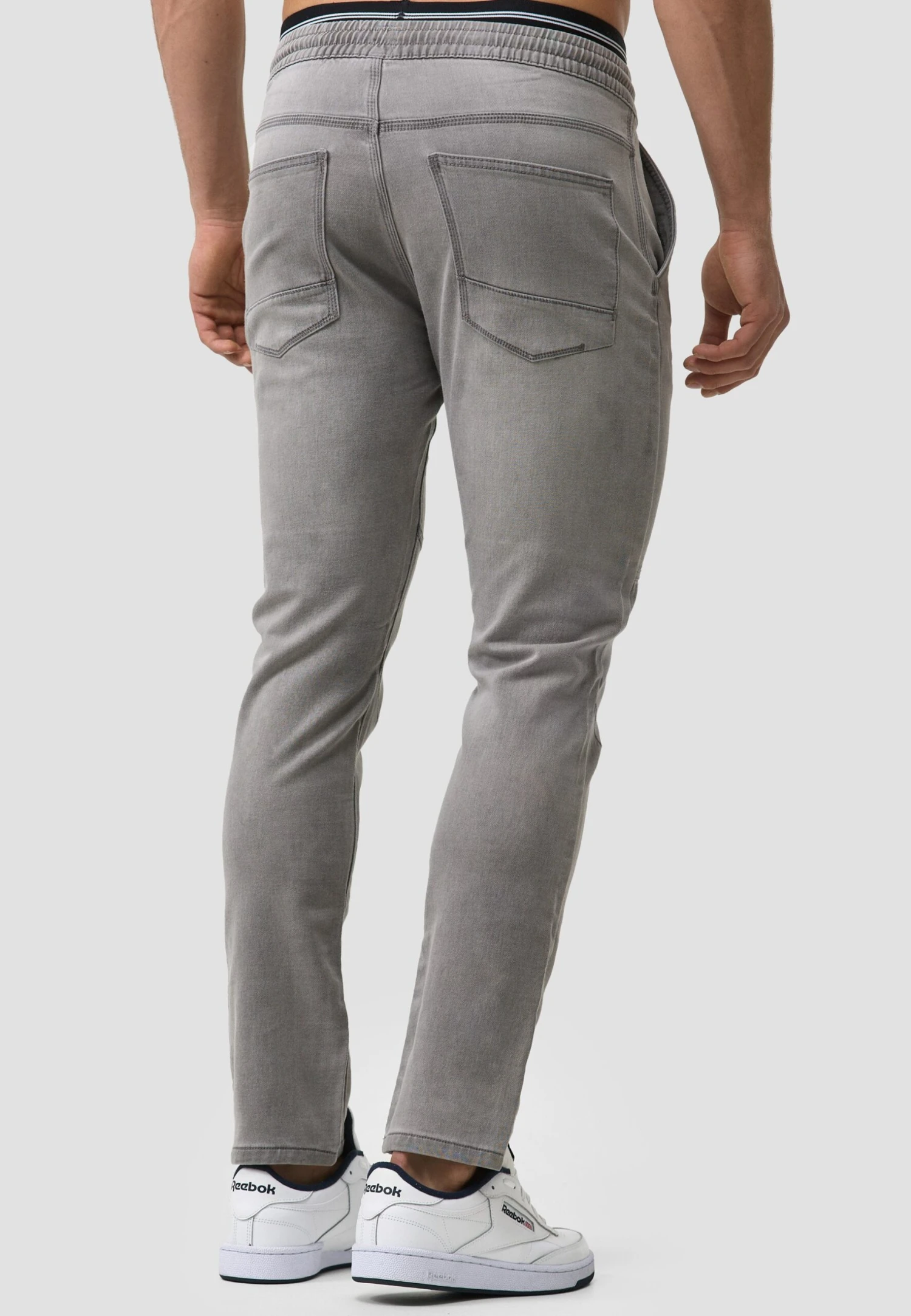 Indicode Jeans Fabrizio - Slim Fit Jeans - Vintage Grey - Afbeelding 3