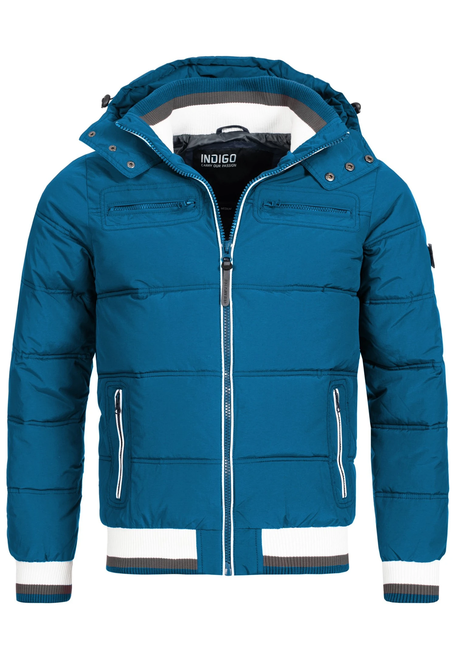 Indicode Jeans Marlon - Winterjas - Sea Blue - Afbeelding 6