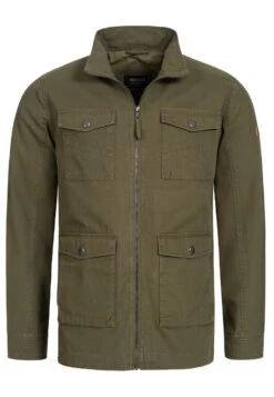 Indicode Jeans Lichte Jas - Army