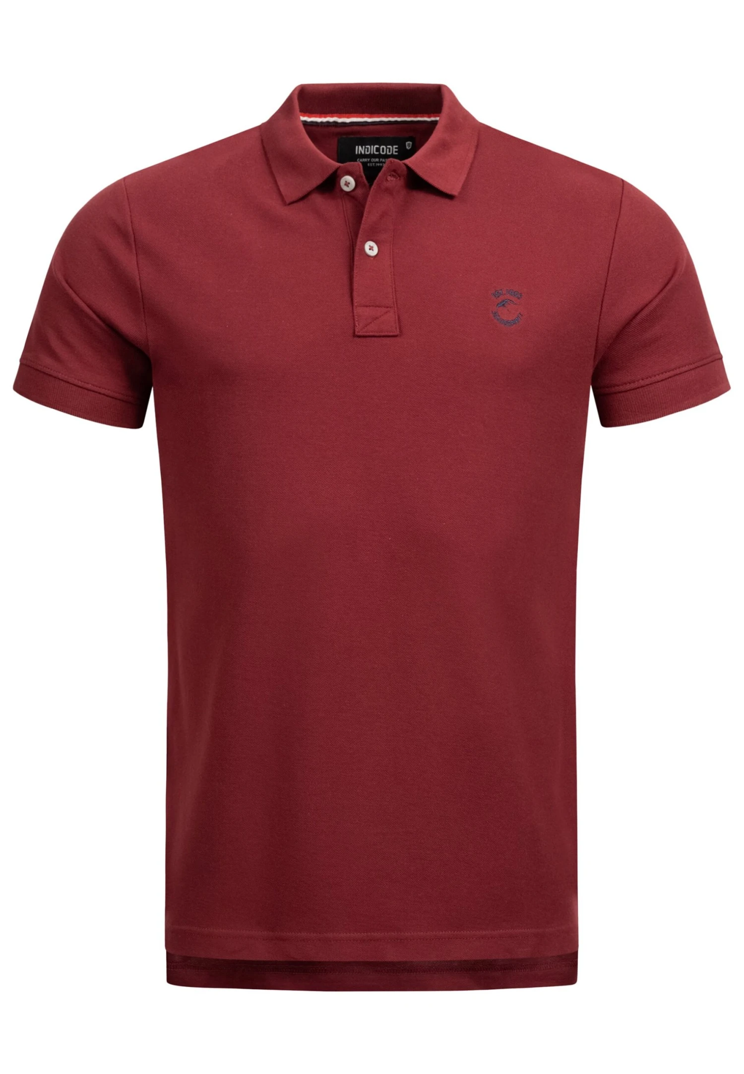 Indicode Jeans Wadim - Poloshirt - Bordeaux - Afbeelding 5