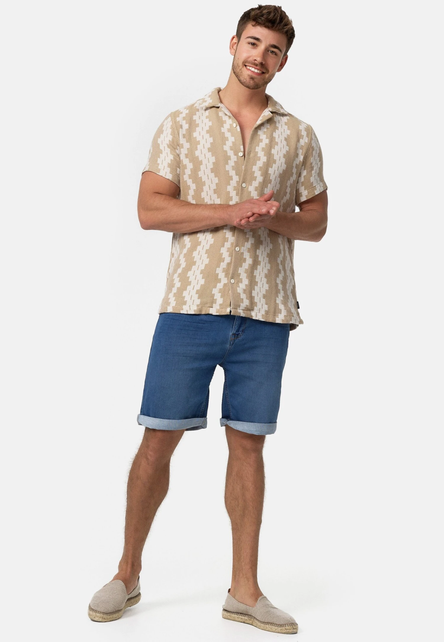 Indicode Jeans Lonar - Jeansshort - Blue Wash - Afbeelding 2