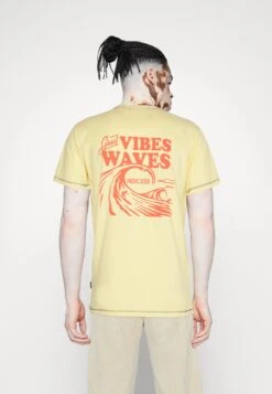 Indicode Jeans Wave - T-Shirt Print - Golden Haze