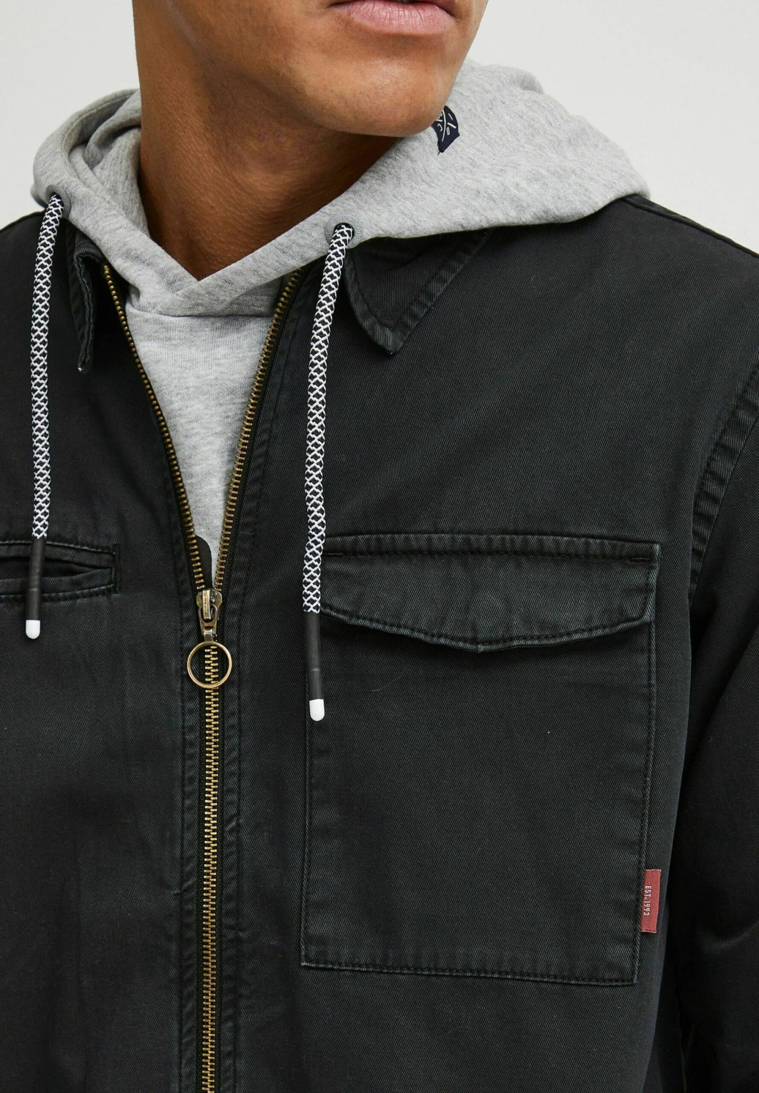 Indicode Jeans Idjannik - Spijkerjas - Black - Afbeelding 4