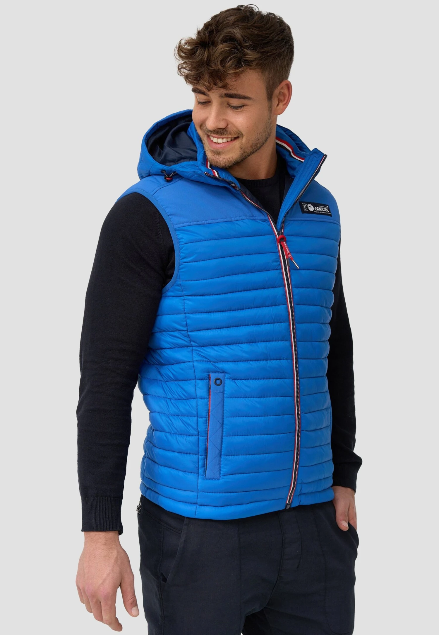 Indicode Jeans Bodywarmer - Baleine Blue - Afbeelding 4