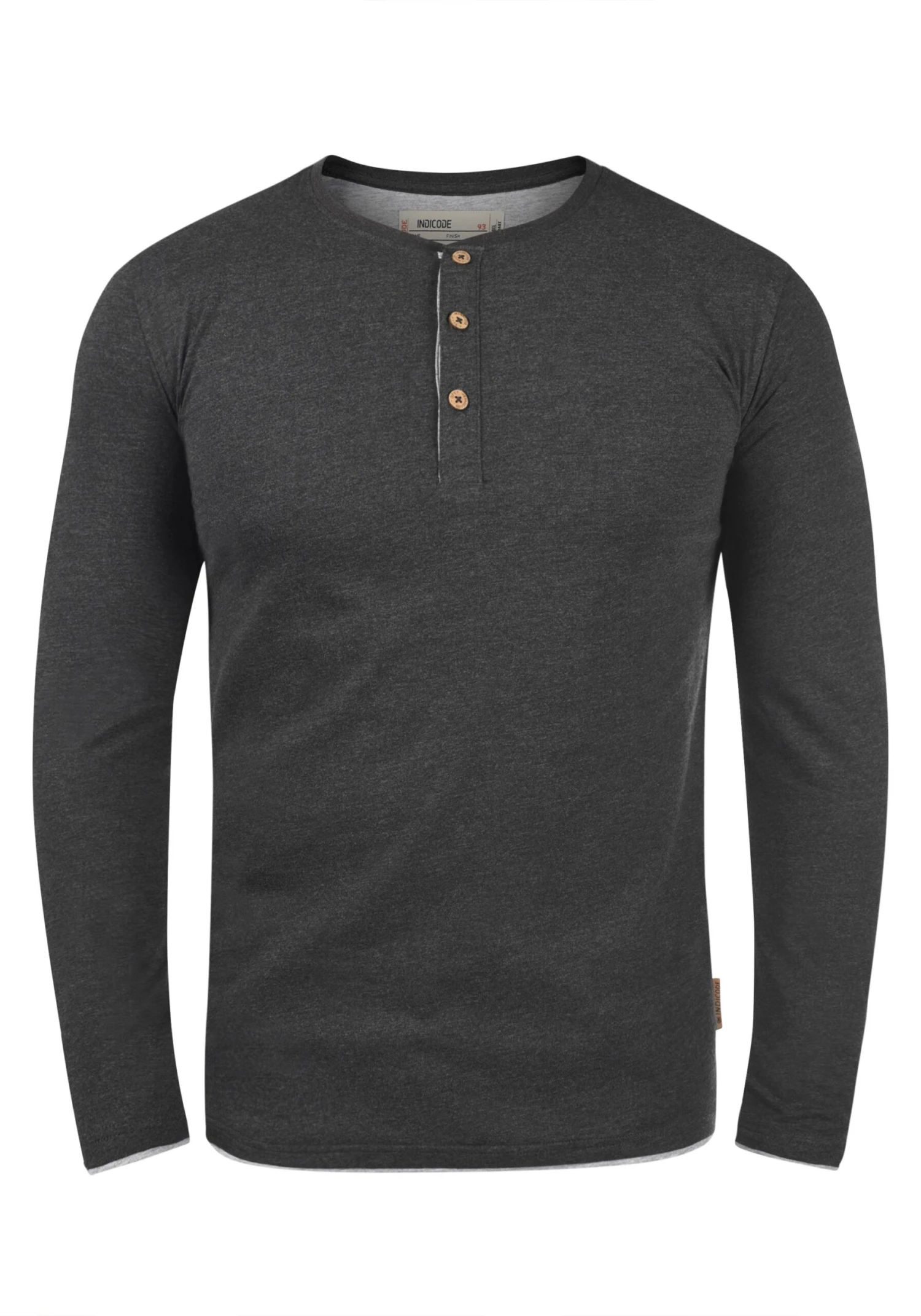 Indicode Jeans Idgifford - Longsleeve - Charcoal - Afbeelding 5