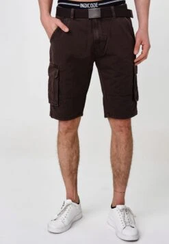 Indicode Jeans Blixt - Shorts - Dk Brown
