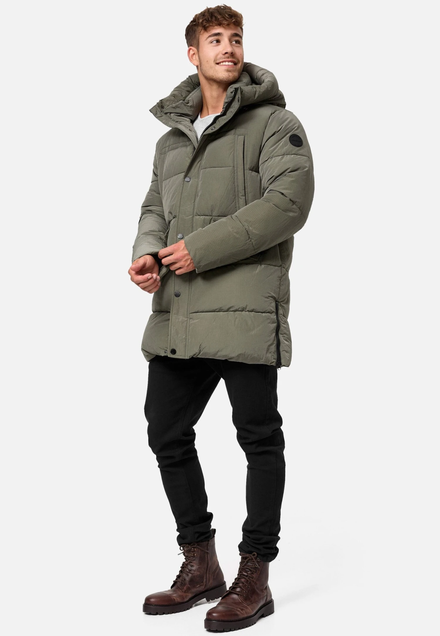 Indicode Jeans Kasper - Winterjas - Army - Afbeelding 2