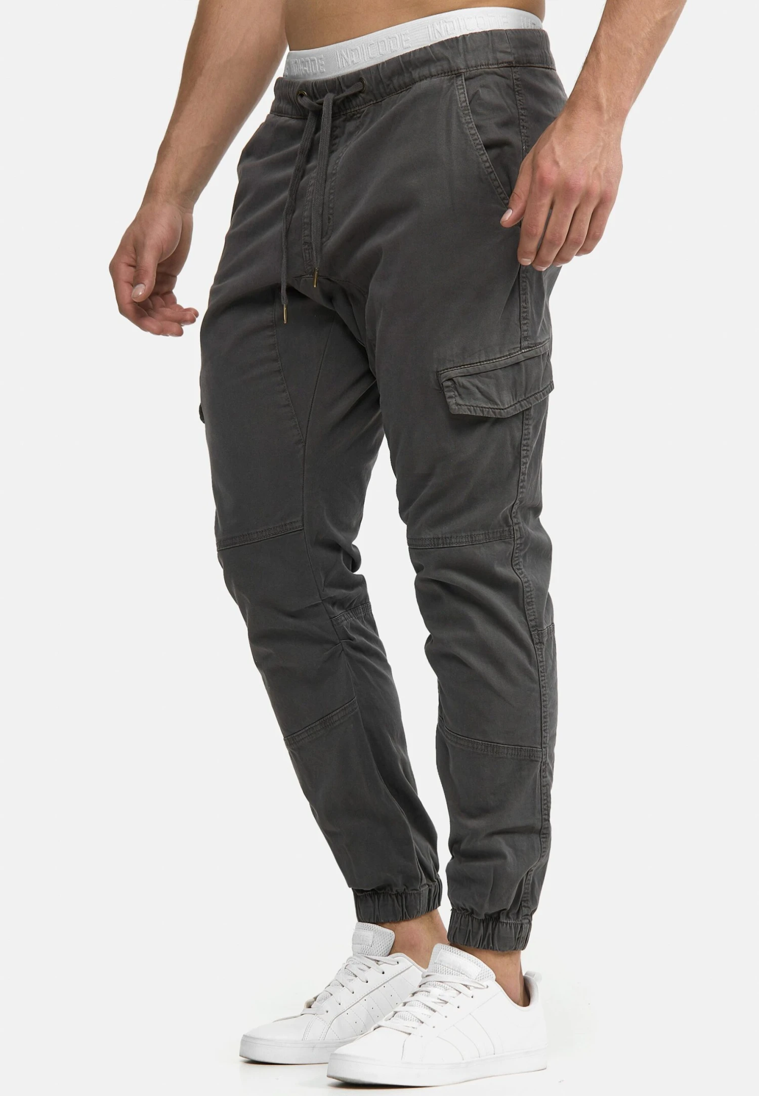 Indicode Jeans Levi - Cargobroek - Raven - Afbeelding 4