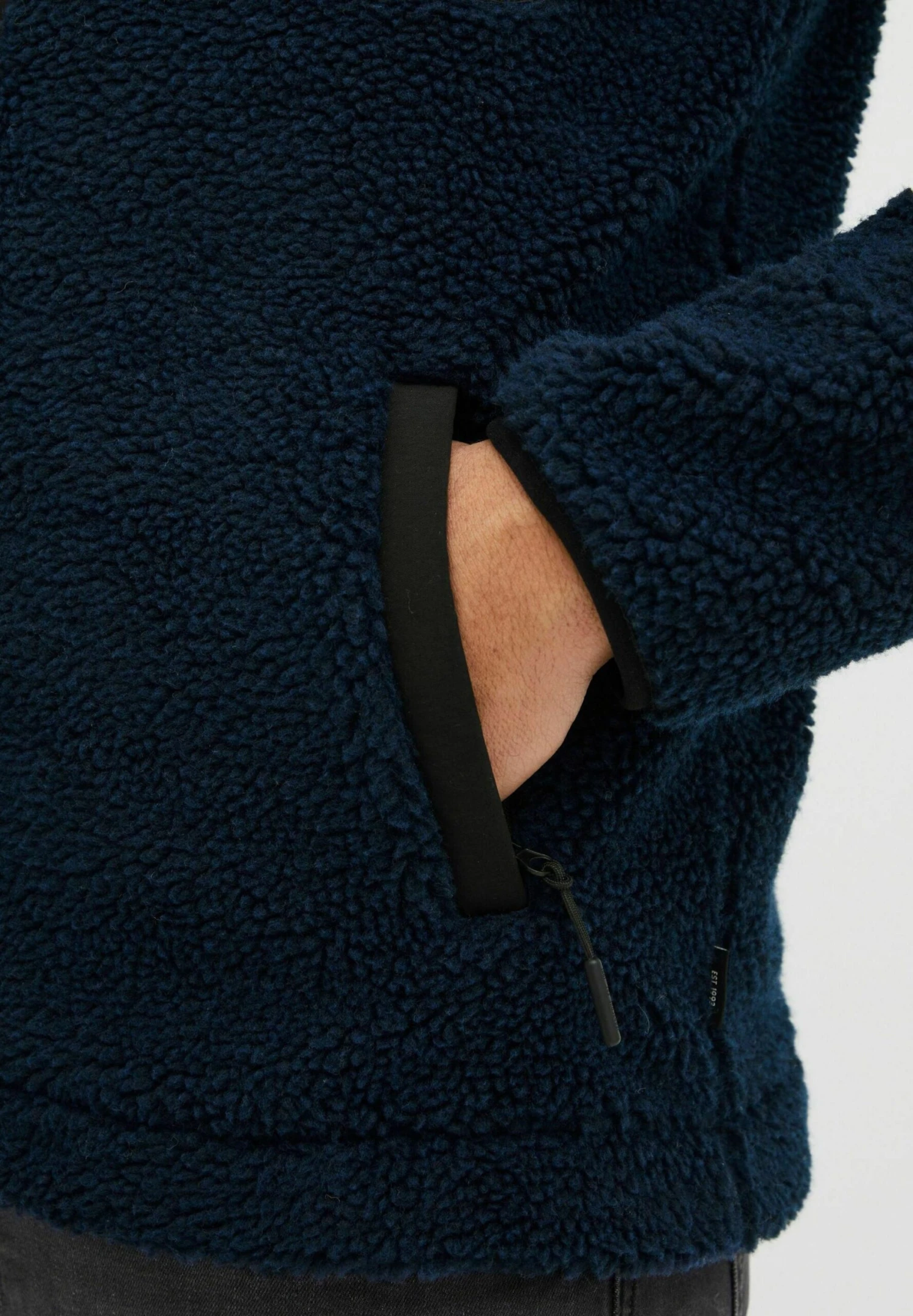 Indicode Jeans Fleecejas - Navy - Afbeelding 5