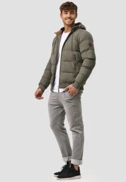 Indicode Jeans Winterjas - Forest