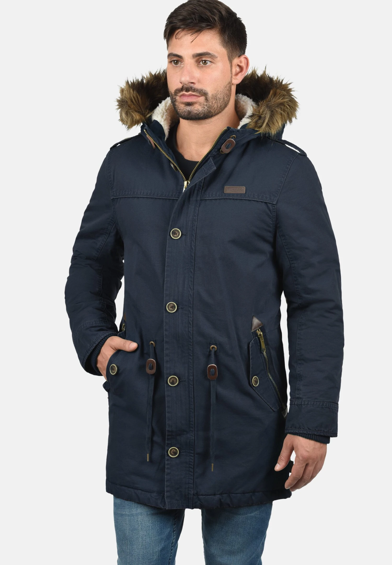 Indicode Jeans Idpulsoor - Winterjas - Navy