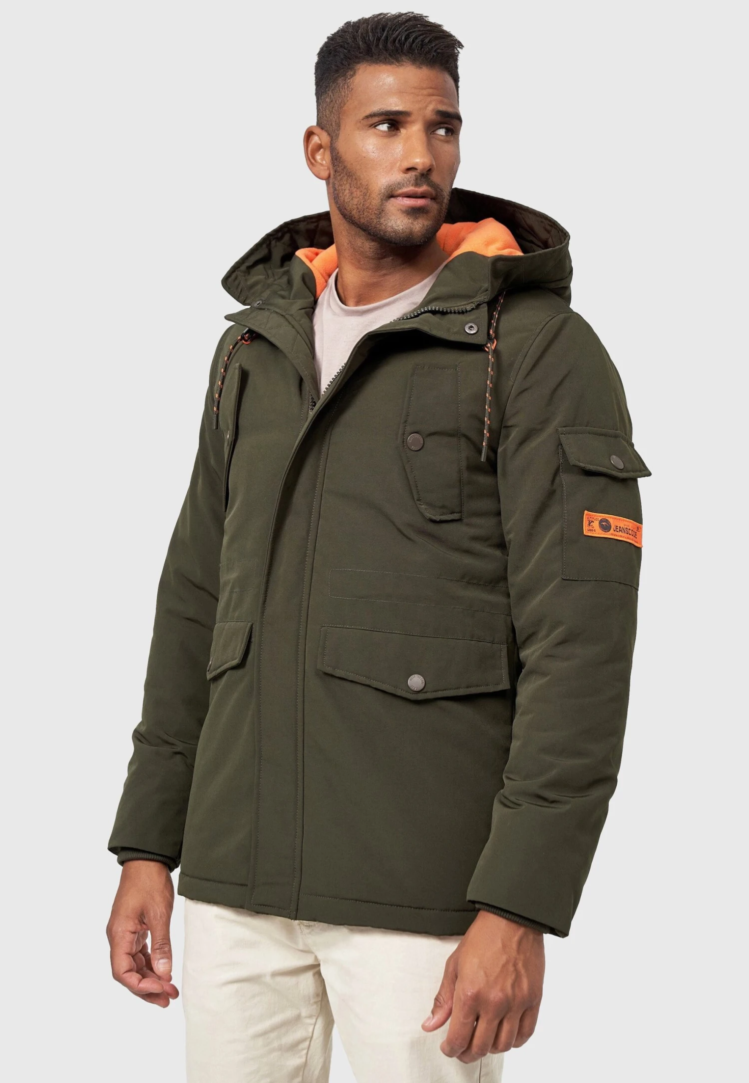 Indicode Jeans Winterjas - Army - Afbeelding 5