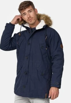 Indicode Jeans Winterjas - Navy