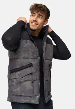Indicode Jeans Bodywarmer - Army