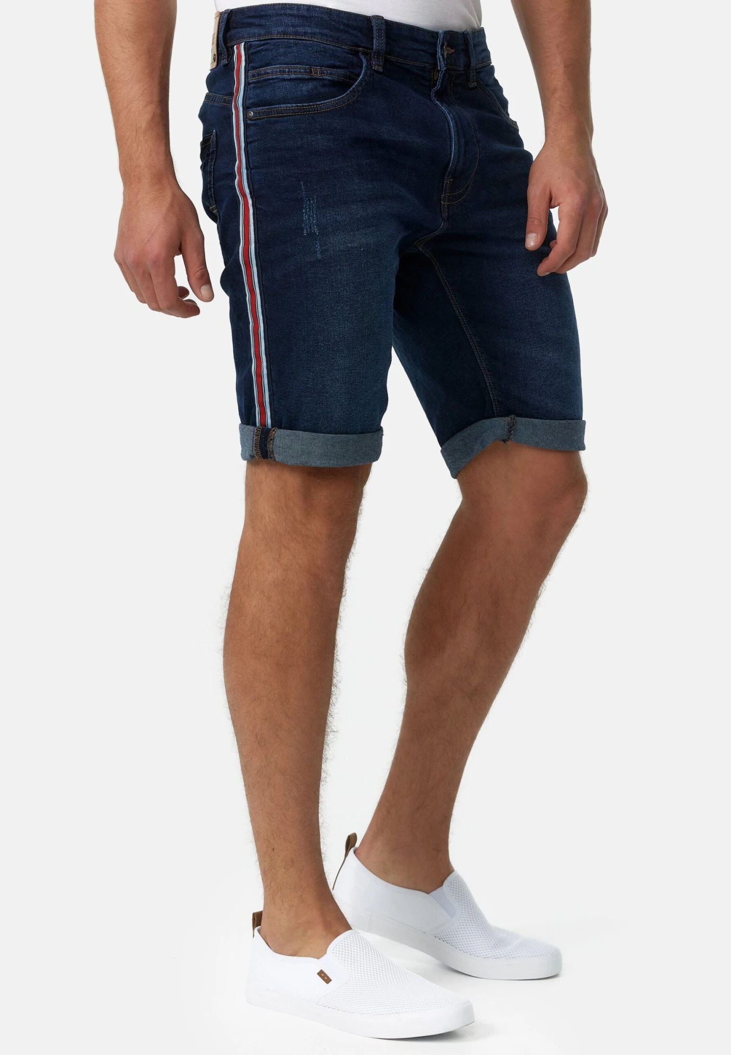 Indicode Jeans Jeansshort - Dark Blue - Afbeelding 4