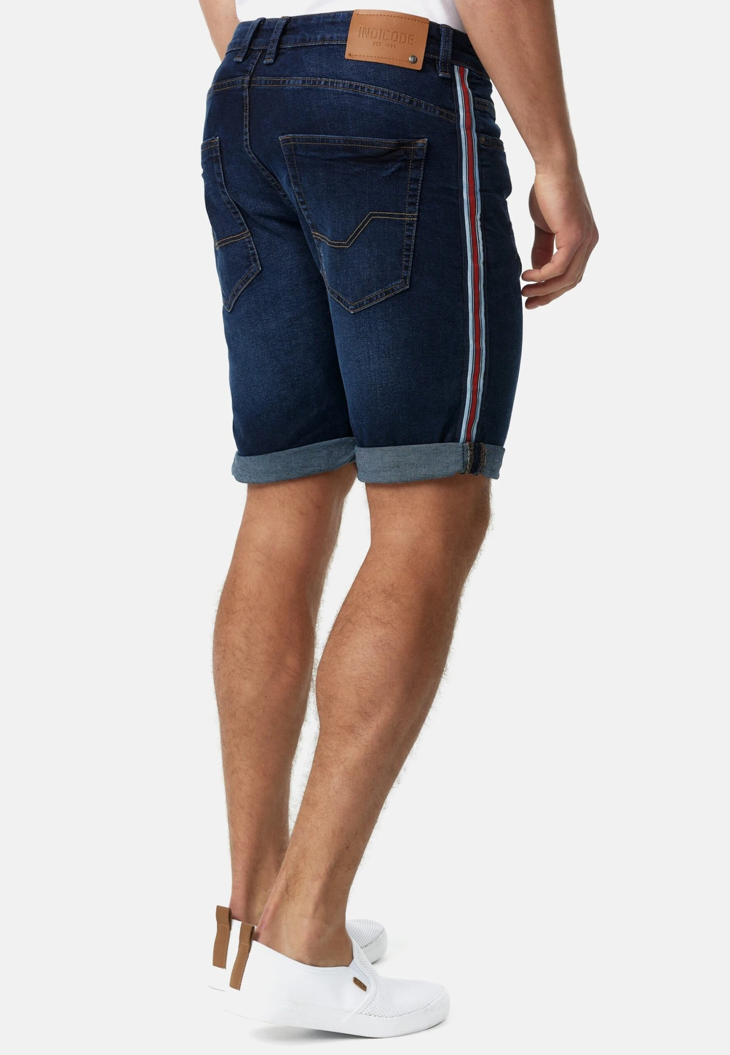 Indicode Jeans Jeansshort - Dark Blue - Afbeelding 3