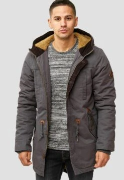 Indicode Jeans Winterjas - Dark Grey