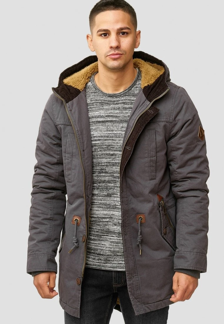Indicode Jeans Winterjas - Dark Grey