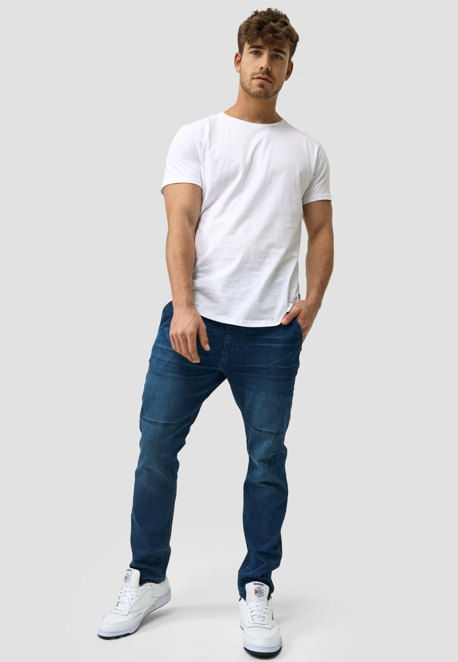 Indicode Jeans Fabrizio - Slim Fit Jeans - White Rinse - Afbeelding 2