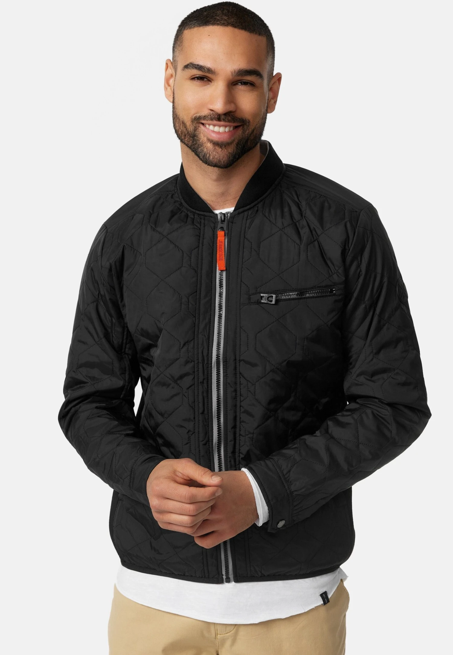 Indicode Jeans Übergangs Leander - Bomberjacks - Black