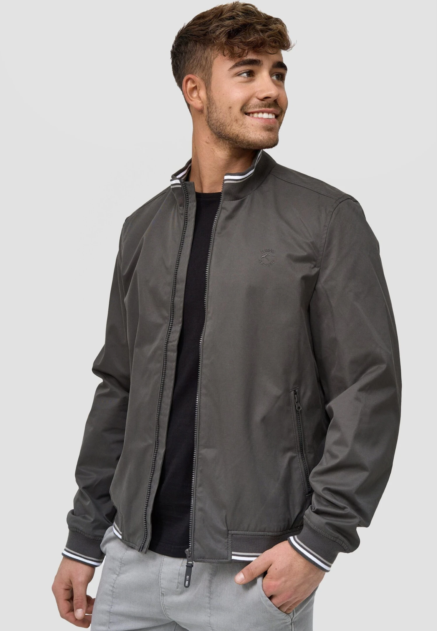 Indicode Jeans Edi - Bomberjacks - Raven - Afbeelding 5