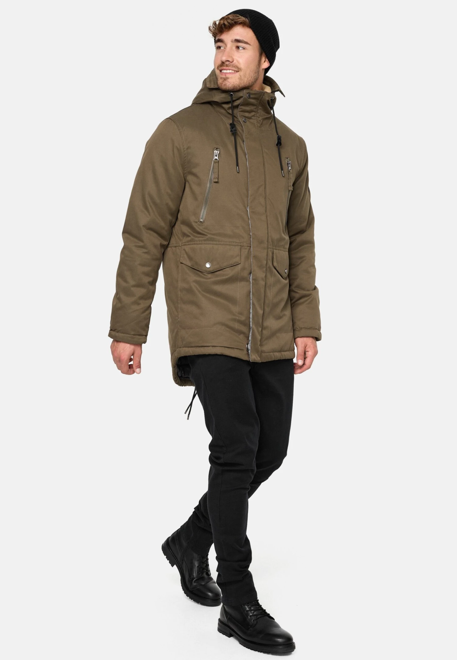 Indicode Jeans Parka - Dark Green - Afbeelding 2