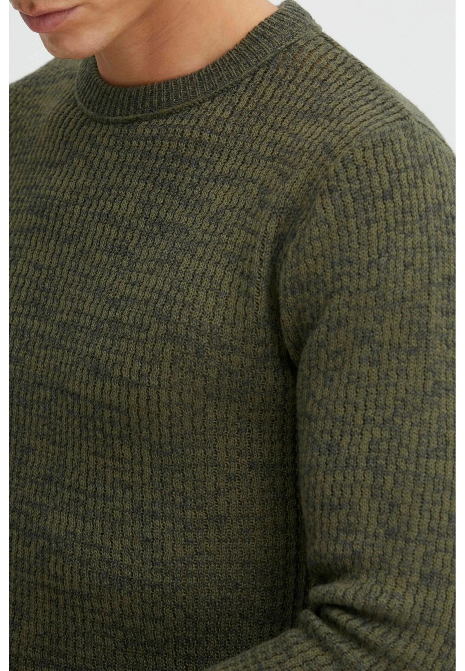 Indicode Jeans Idvalerio - Trui - Army - Afbeelding 4