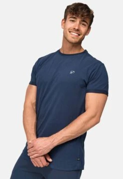 Indicode Jeans Kloge - T-Shirt Basic - Navy