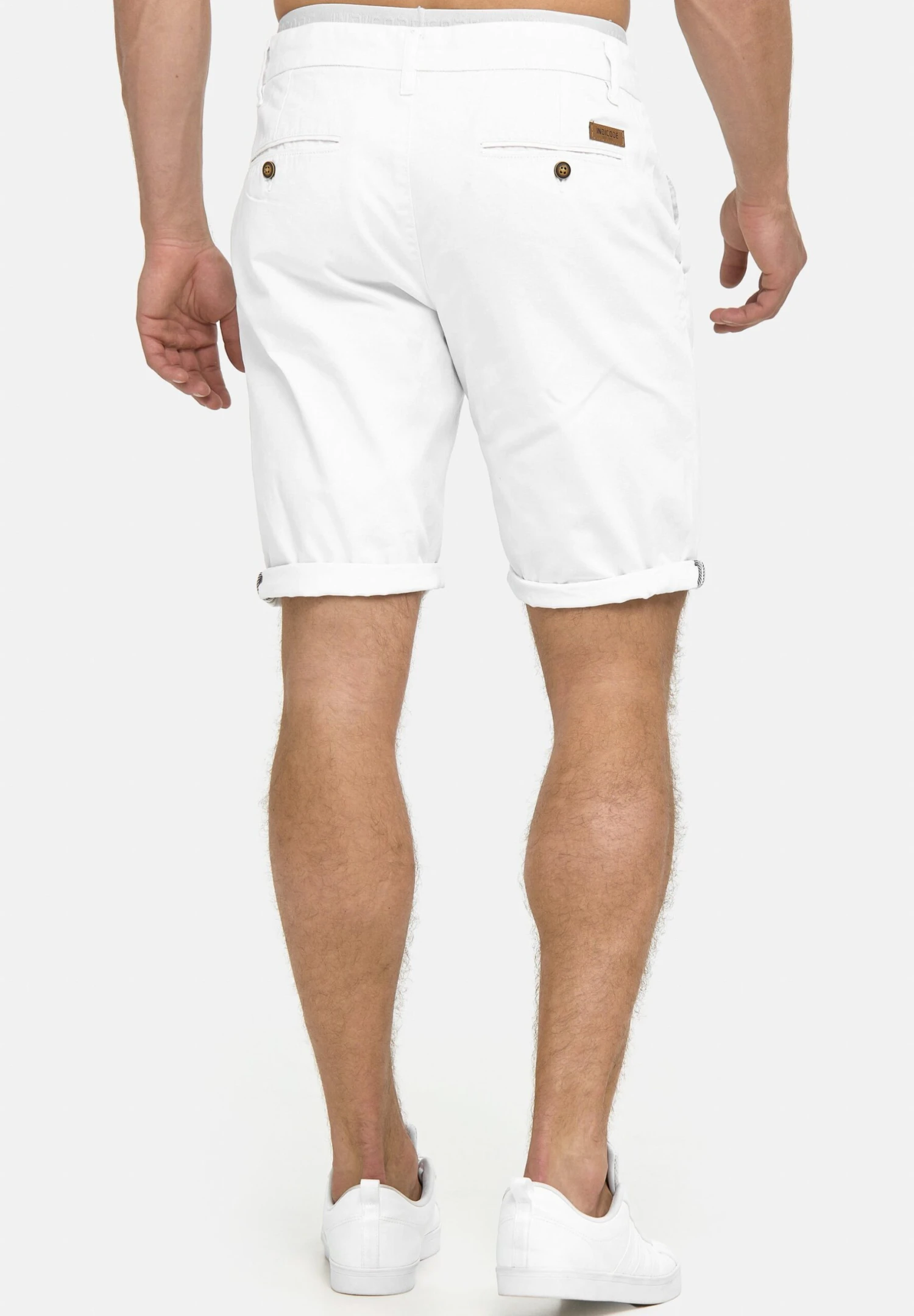 Indicode Jeans Casual Fit - Shorts - Off White - Afbeelding 3