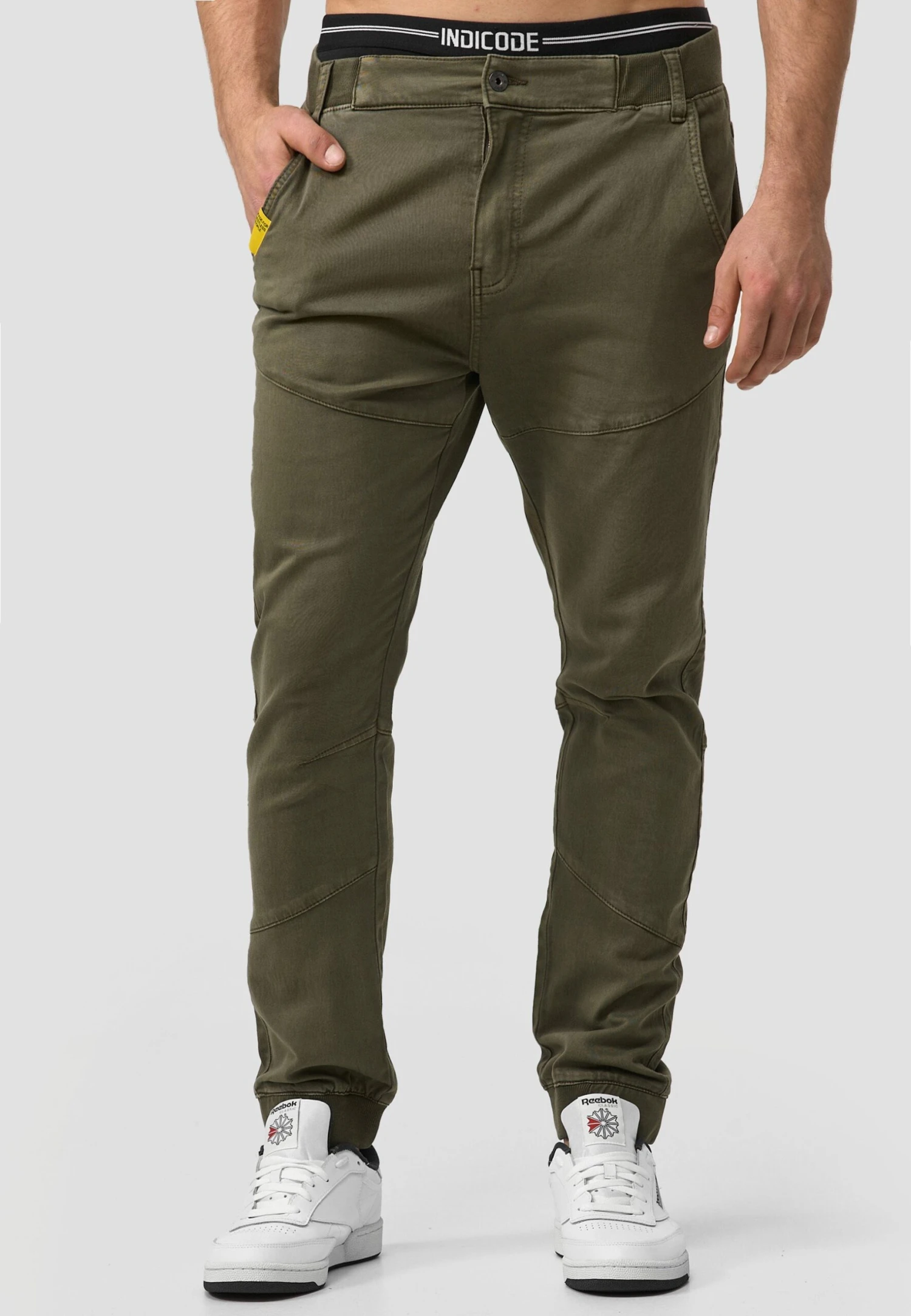 Indicode Jeans Zannes - Slim Fit Jeans - Army - Afbeelding 2