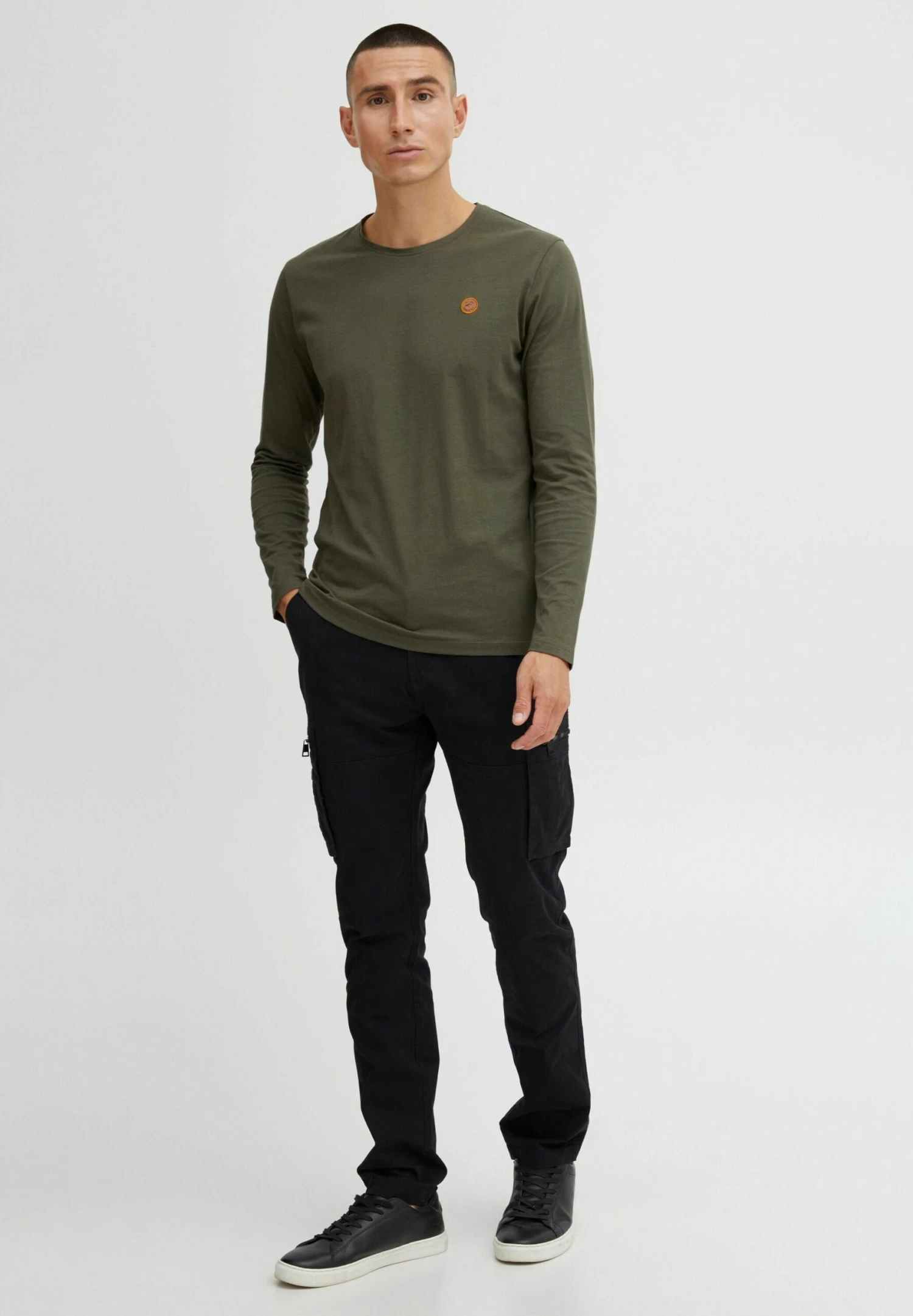 Indicode Jeans Idphillo - Longsleeve - Army - Afbeelding 2