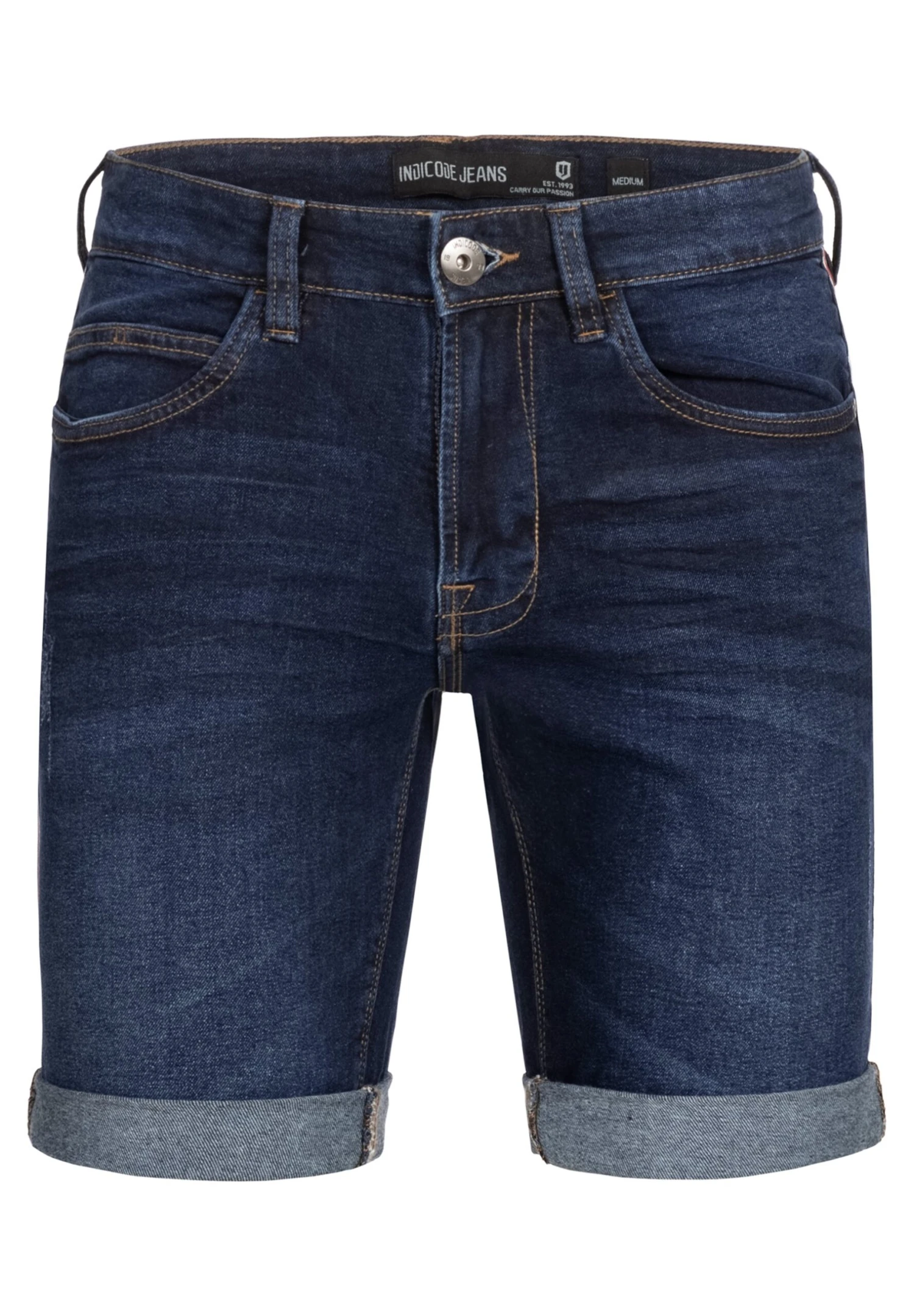 Indicode Jeans Jeansshort - Dark Blue - Afbeelding 6