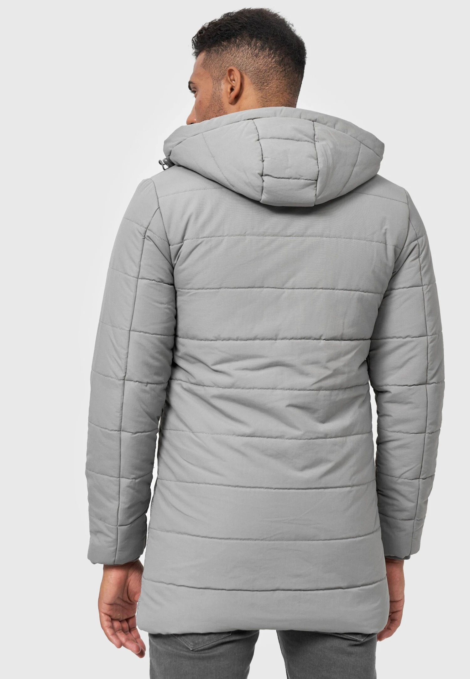 Indicode Jeans Parka - Lt Grey Mix - Afbeelding 3