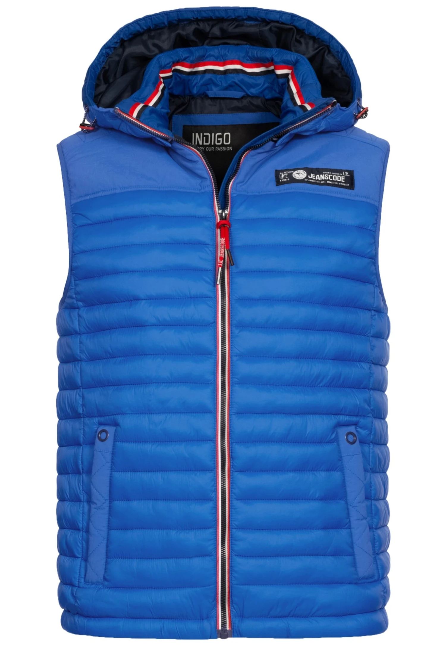 Indicode Jeans Bodywarmer - Baleine Blue - Afbeelding 6