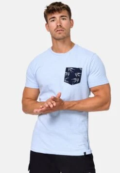 Indicode Jeans Blaine - T-Shirt Print - Hellblau