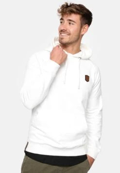 Indicode Jeans Litcham - Hoodie - Offwhite