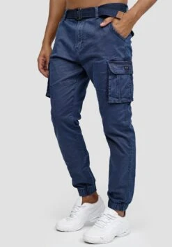 Indicode Jeans Kerr - Cargobroek - Navy