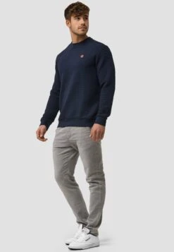 Indicode Jeans Dash - Sweater - Navy