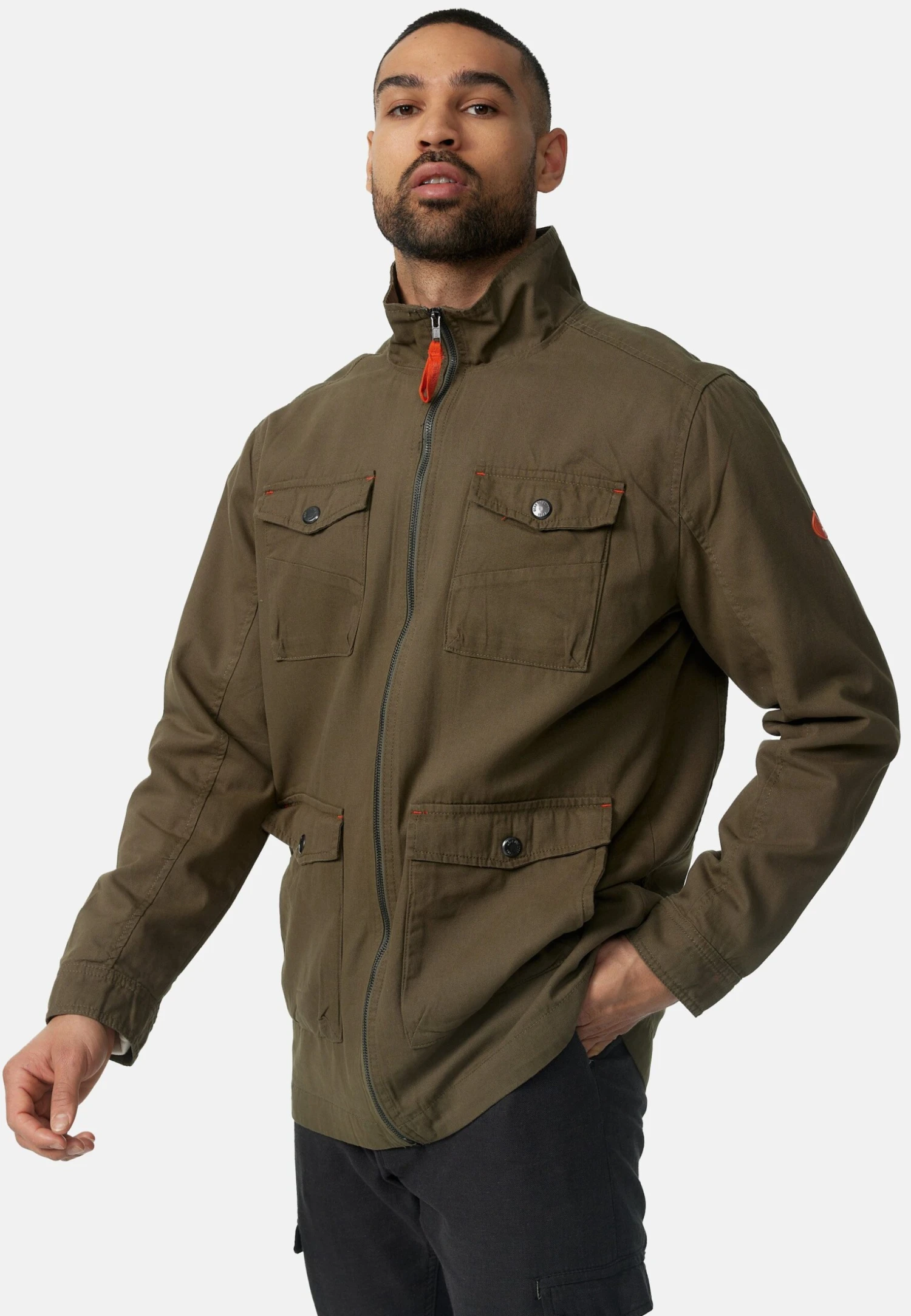 Indicode Jeans Simeon - Outdoorjas - Army