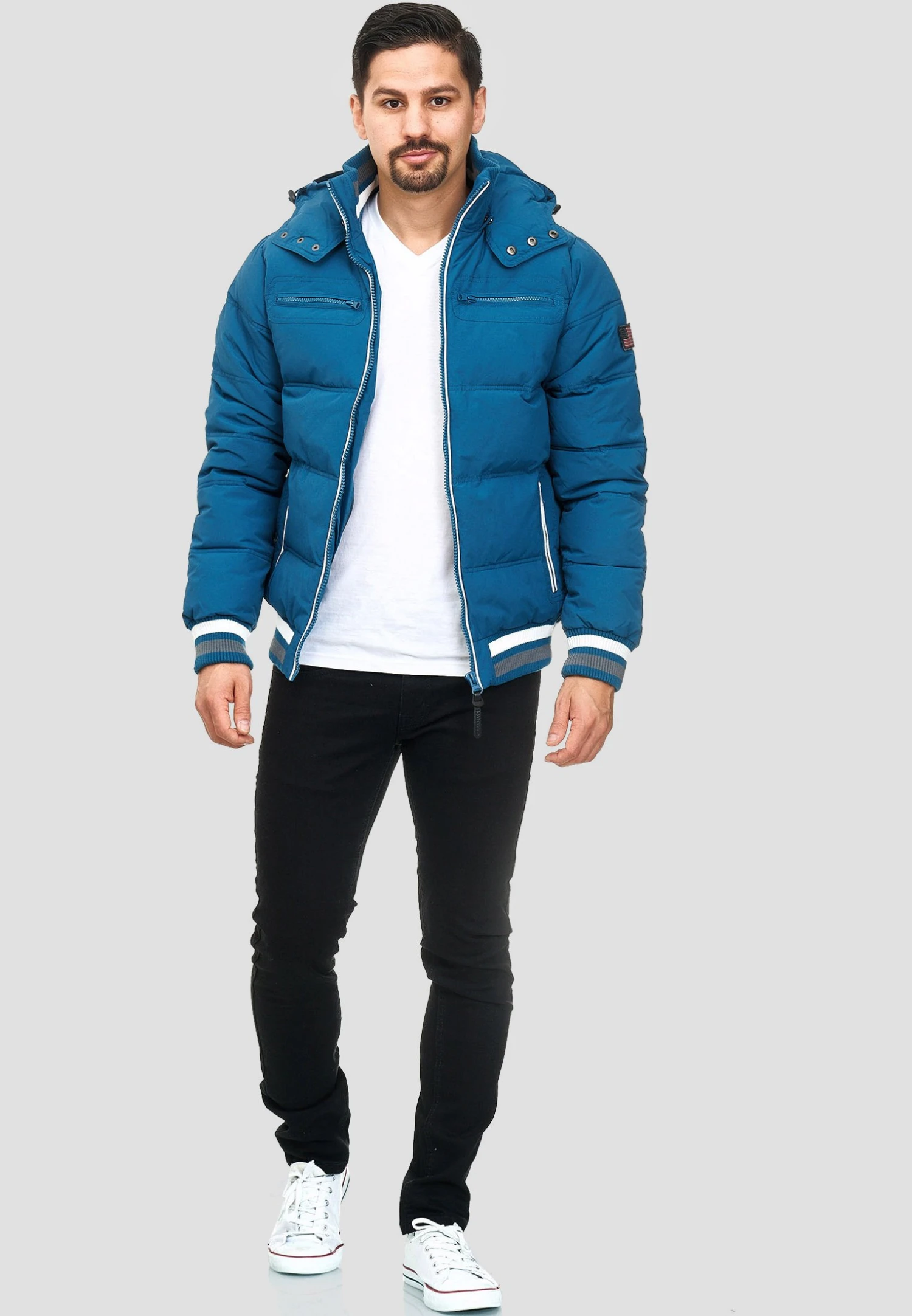 Indicode Jeans Marlon - Winterjas - Sea Blue - Afbeelding 2