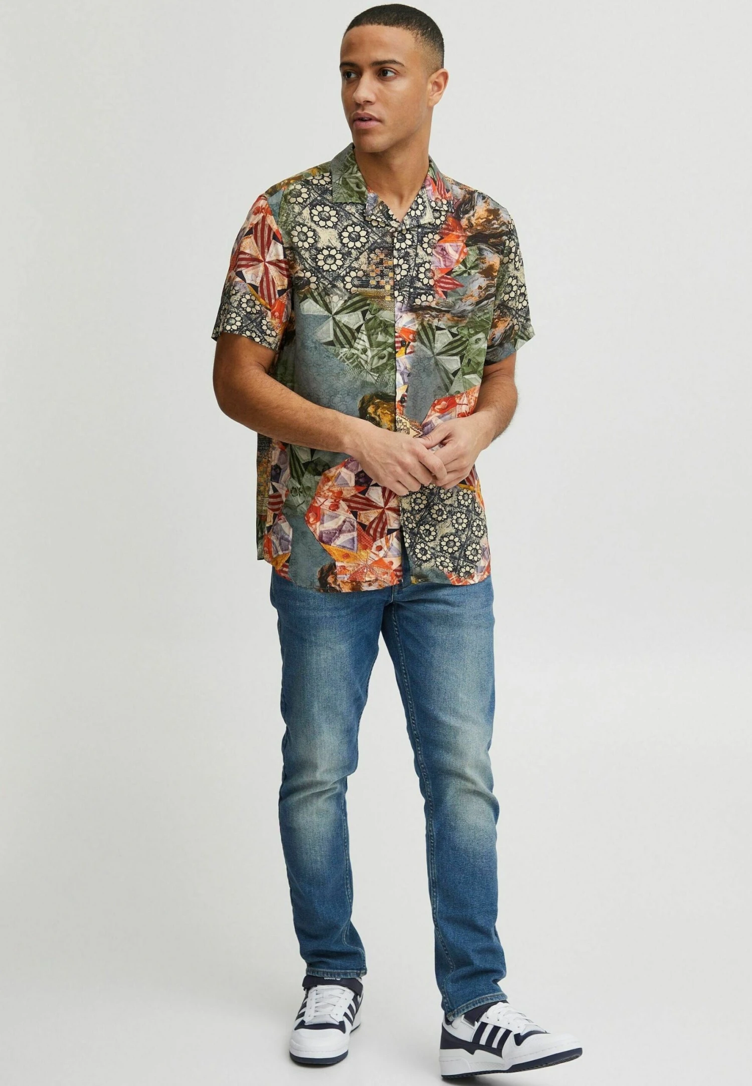 Indicode Jeans Idmariol - Overhemd - Army - Afbeelding 2