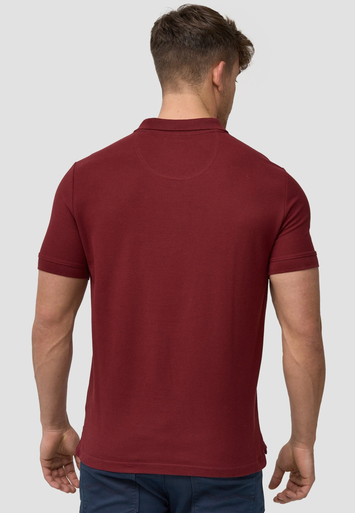 Indicode Jeans Wadim - Poloshirt - Bordeaux - Afbeelding 3