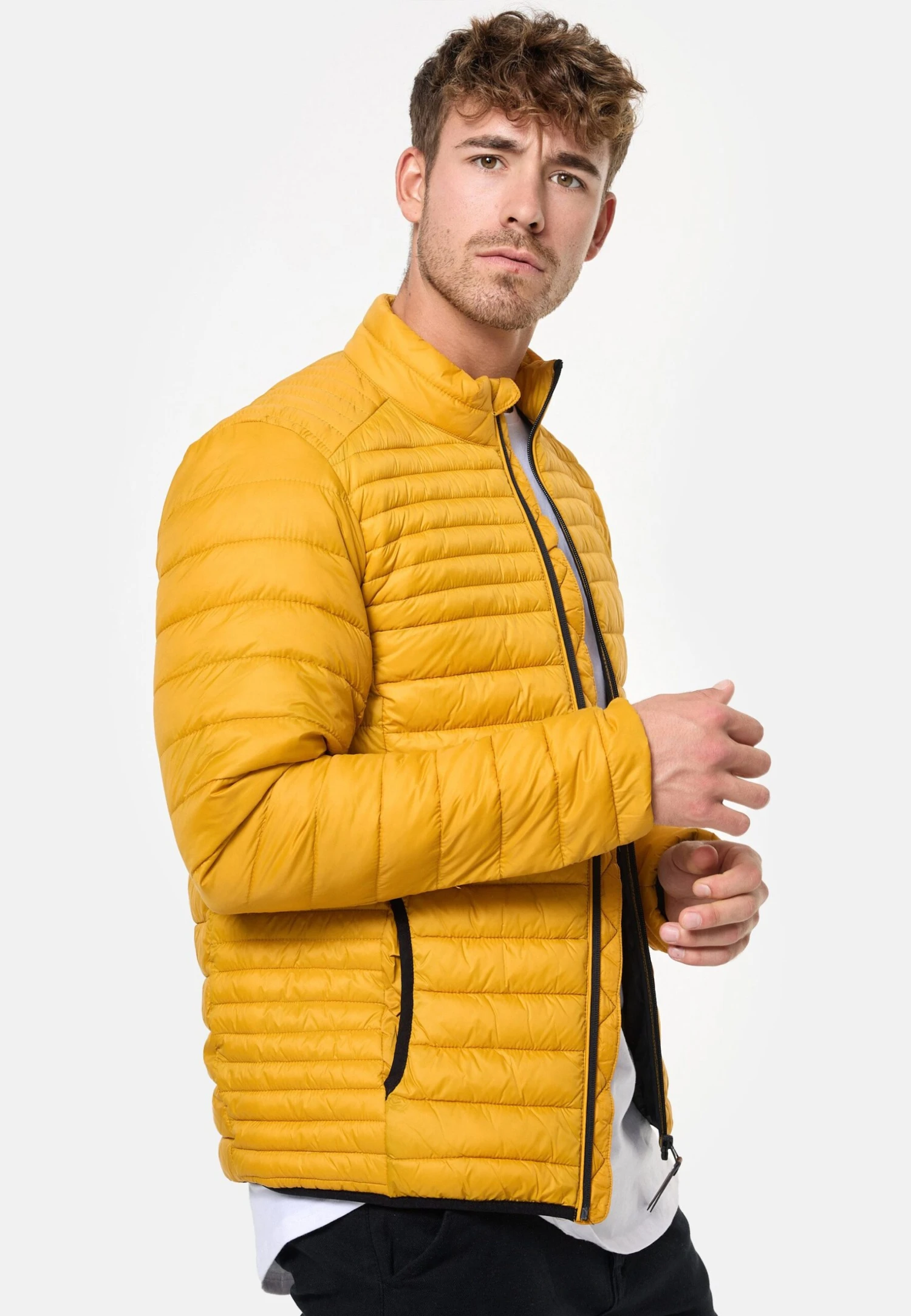 Indicode Jeans Jas - Golden Yellow - Afbeelding 4